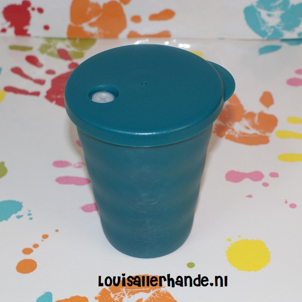 Tupperware rietjes beker 310ml petrol Louis Allerhande