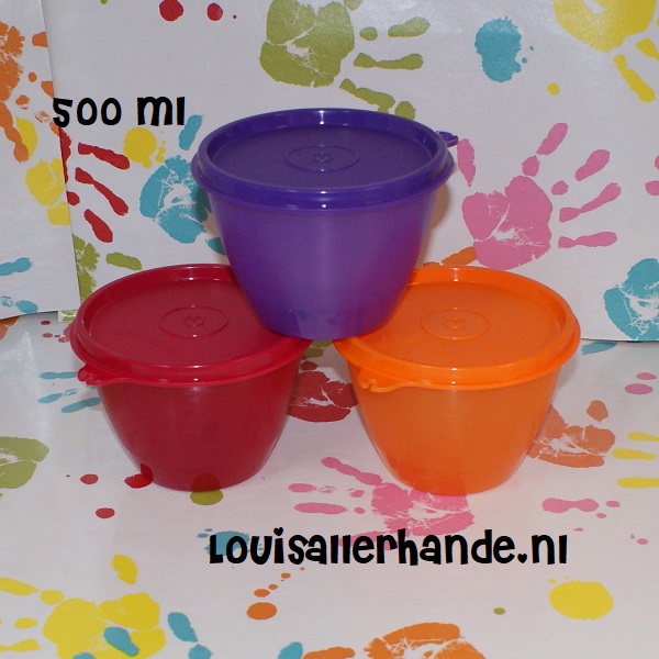 In de naam kwaadheid de vrije loop geven Waarschijnlijk Tupperware set 3 koelkast kommen 500ml (wonderkommen klein) rood/oranje/paars - Louis Allerhande In de naam kwaadheid de vrije loop geven Waarschijnlijk Tupperware set 3 koelkast kommen 500ml (wonderkommen klein) rood/oranje/paars - Louis Allerhande