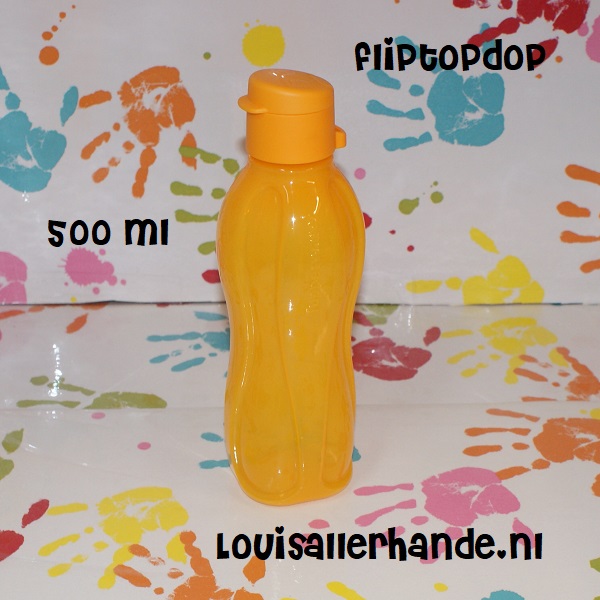 koppeling Medaille Bederven Tupperware eco fles plus 500ml oranje (sportdop) - Louis Allerhande