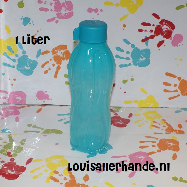 Augment helling zelfmoord Tupperware eco fles 1 Liter petrol met draaidop - Louis Allerhande