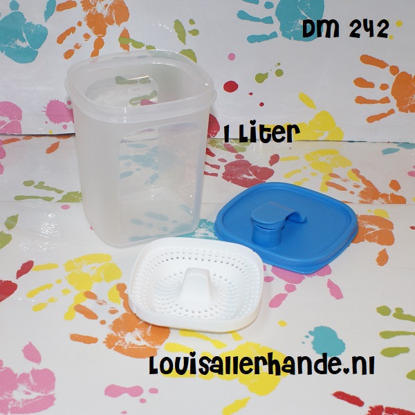 betaling negeren Savant Tupperware koelkast kan met blauw deksel en wit treefje vierkant 1 Liter (DM 242) - Louis Allerhande betaling negeren Savant Tupperware koelkast kan met blauw deksel en wit treefje vierkant 1 Liter (DM 242) - Louis Allerhande